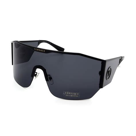 versace singular rim shield sunglasses|authentic Versace men's sunglasses.